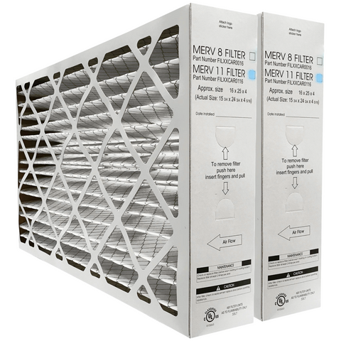 CARRIER / BRYANT / PAYNE Part # FILCCCAR0116 / FILBBCAR0116 / FILXXCAR0116 MERV 11. 16 x 25 x 4 5/16" Case of 2
