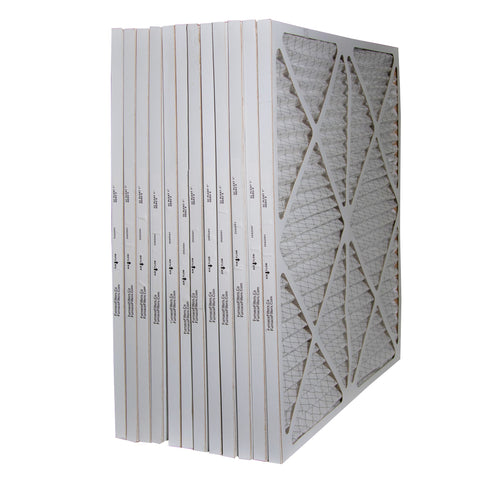 25x25x1 MERV 8 Pleated Filters. Case of 12