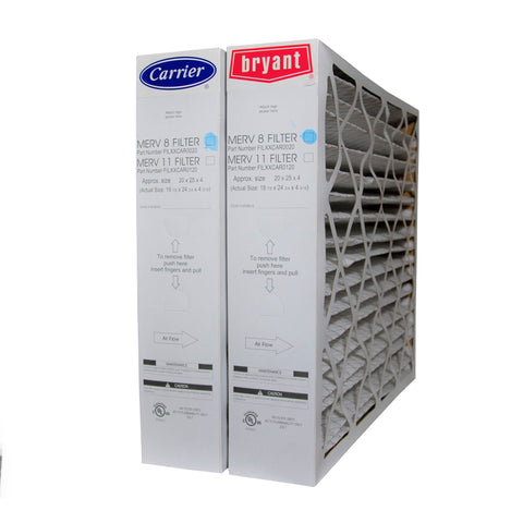 BRYANT Part No. FILBBCAR0020 / FILXXCAR0020 20 x 25 x 4. Case of 2
