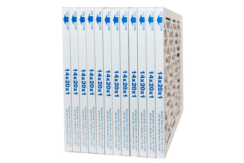 14x20x1 Furnace Air Filter MERV 8 Pleated Filters. Case of 12 by FurnaceFilters.Ca
