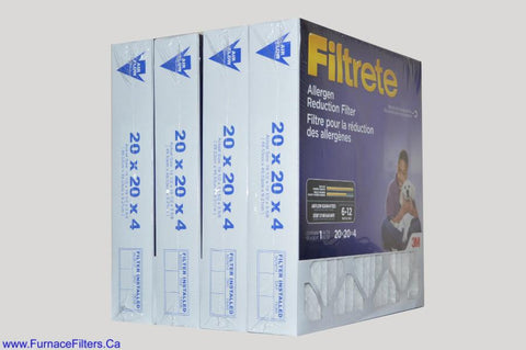 3M Filtrete 20 x 20 x 4. Case of 4