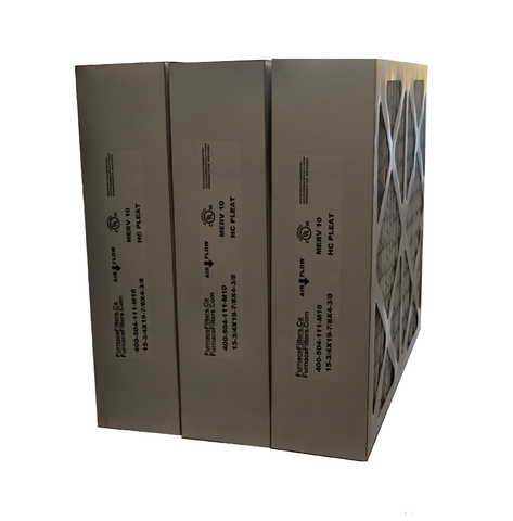 16x20x5 Honeywell Size Furnace Air Filter MERV 11. Actual Size 15 15/16" x 19 7/8" x 4 3/8". Case of 3 by FurnaceFilters.Ca