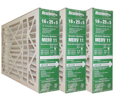 RESERVEPro 16x25x5 GF #4511 / Mac 1400  MERV 11. Actual Size 15 5/8" X 24 3/16" X 4 15/16". Package of 3