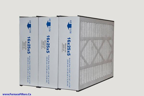 GENERALAIRE 16x25x5 Aftermarket GF 4511. Actual Size 15 5/8" x 24 3/16" x 4 15/16". MERV 10 Rated . Case of 3