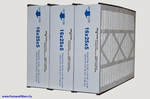 GENERALAIRE 16x25x5 Aftermarket GF 4511. Actual Size 15 5/8" x 24 3/16" x 4 15/16".MERV 11 Rated. Case of 3