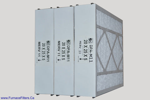 GF 4501 Aftermarket 20x25x5. Actual Size 19 5/8" x 24 3/16" x 4 15/16" MERV 11. Case of 3