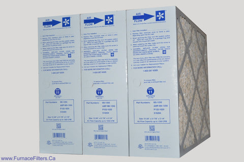 Amana M0-1056 MERV 11 GENUINE ORIGINAL. ACTUAL SIZE 15 3/8" x 21 7/8" x 5 1/4". Case of 3
