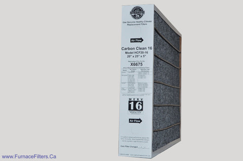 LENNOX/HEALTHY CLIMATE Part No. X6675 MERV 16 for Model HCF20-16. Each
