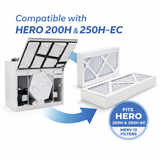 428549 HRV Compatible Replacement Filter Kit for Fantech HERO 200H & 250H-EC – MERV 13 Air Exchanger Filters – 14 x 5.75 x 1.75 Inches – 2 Pack