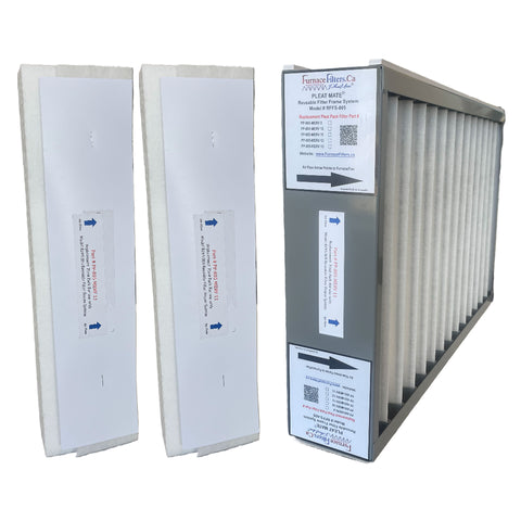 Honeywell 16x25x4 FC100A1029 Environmentally Responsible Reusable Filter Frame System Kit - Includes Lifetime Reusable Frame MODEL # RFFS 805 and 3 Replacement Filters PART # PP-805 MERV 11
