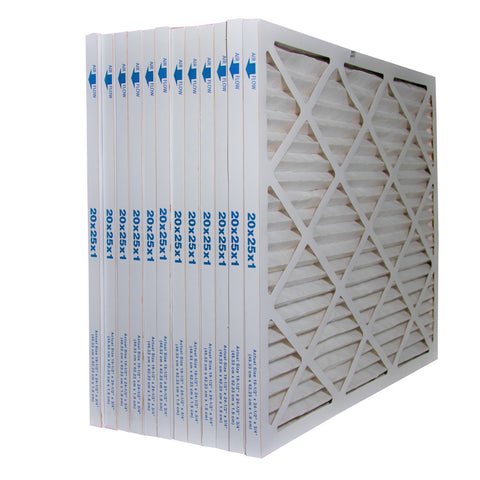 20x25x1 MERV 11 Standard Pleated Filters. Case of 12 Made in Canada by FurnaceFilters.Ca