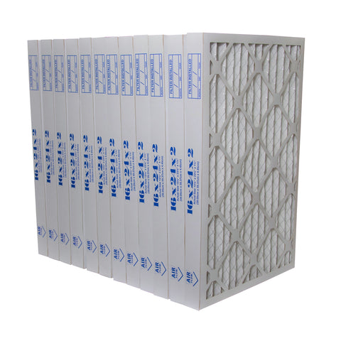 16x24x2 Furnace Air Filter MERV 8 Pleated Filters. Case of 12 by FurnaceFilters.Ca