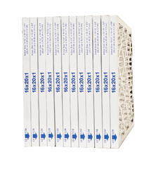 16x20x1 Furnace Filter MERV 11 Pleated Filters. Case of 12