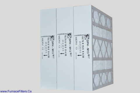 HONEYWELL 20 x 20 Aftermarket Part # FC100A1011  MERV 13. Package of 3