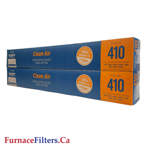 Aprilaire 410 MERV 11 Replacement Filter. Package of 2