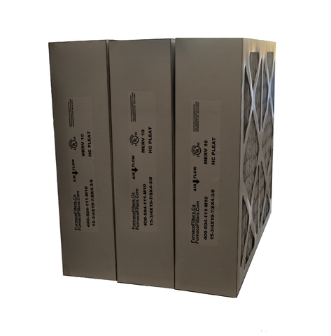 16x20x5 Honeywell Size Furnace Air Filter MERV 10. Actual Size 15 15/16" x 19 7/8" x 4 3/8". Case of 3 by FurnaceFilters.Ca