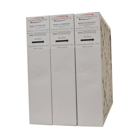 20x25x5 MERV 11 Honeywell Size Furnace Air Filter. Exact Size 19 15/16 x 24 7/8 x 4 3/8. Case of 3 by FurnaceFilters.Ca