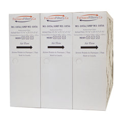 M1-1056 MERV 10 Furnace Filter. Actual Size 15 3/8" x 25 1/2" x 5 1/4." Case of 3