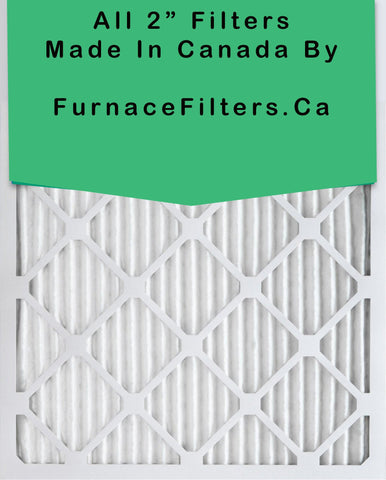 25x25x2 MERV 8 Pleated Filters. Case of 6