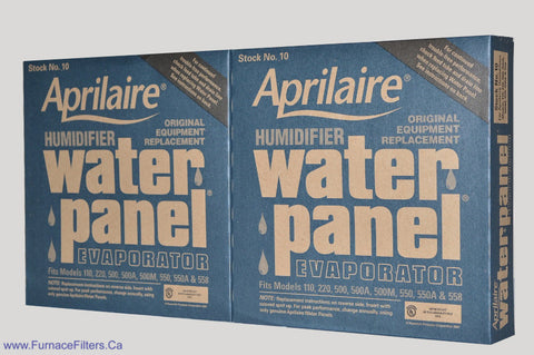 APRILAIRE Humidifier Part No. 10 Water Panel, Fits Model 500, 500A, 550, 550A, 558, 110, 220. Package of 2