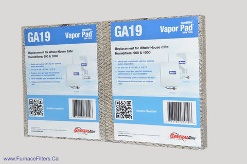 Part # GA 19 for Elite Humidifier 900 & 1000. Package of 2