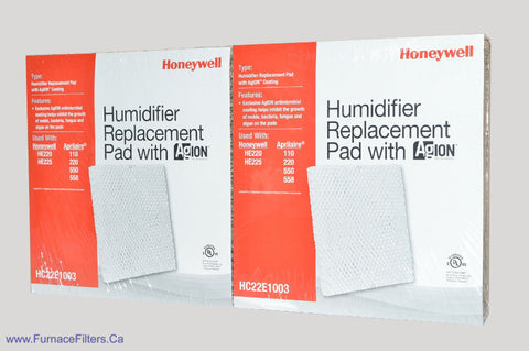 Honeywell Antimicrobial Humidifier Pad # HC22E 1003. Package of 2